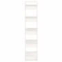 White solid wood shelf/space divider 60x35x160 cm by vidaXL, Bookcases and shelves - Ref: Foro24-813890, Price: 64,37 €, Disc...