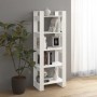 Weißes Massivholzregal/Raumteiler 60x35x160 cm von vidaXL, Bücherregale und Regale - Ref: Foro24-813890, Preis: 64,37 €, Raba...