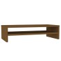 Soporte de monitor madera maciza pino marrón miel 50x24x13 cm de vidaXL, Muebles TV - Ref: Foro24-813917, Precio: 25,49 €, De...