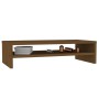 Soporte de monitor madera maciza pino marrón miel 50x24x13 cm de vidaXL, Muebles TV - Ref: Foro24-813917, Precio: 25,49 €, De...