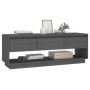 TV-Schrank aus massivem Kiefernholz, grau, 110,5 x 34 x 40 cm von vidaXL, TV-Möbel - Ref: Foro24-813846, Preis: 72,09 €, Raba...