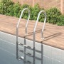 Escalera para piscina acero inoxidable 304 54x38x158 cm de vidaXL, Escaleras y rampas de piscina - Ref: Foro24-93461, Precio:...