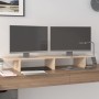 Monitorständer aus massivem Kiefernholz 100x27x15 cm von vidaXL, Computersockel und -erhöhungen - Ref: Foro24-813979, Preis: ...