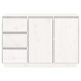 Aparador de madera maciza de pino blanco 111x34x75 cm de vidaXL, Aparadores - Ref: Foro24-813805, Precio: 138,51 €, Descuento: %