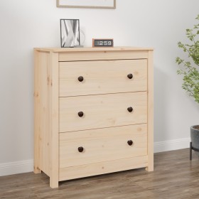 Solid pine wood sideboard 70x35x80 cm by vidaXL, Sideboards - Ref: Foro24-813734, Price: 108,61 €, Discount: %