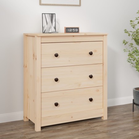 Solid pine wood sideboard 70x35x80 cm by vidaXL, Sideboards - Ref: Foro24-813734, Price: 118,52 €, Discount: %