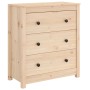 Aparador de madera maciza de pino 70x35x80 cm de vidaXL, Aparadores - Ref: Foro24-813734, Precio: 118,52 €, Descuento: %