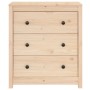 Solid pine wood sideboard 70x35x80 cm by vidaXL, Sideboards - Ref: Foro24-813734, Price: 118,52 €, Discount: %