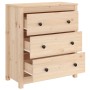 Aparador de madera maciza de pino 70x35x80 cm de vidaXL, Aparadores - Ref: Foro24-813734, Precio: 118,52 €, Descuento: %