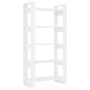 White solid wood shelf/space divider 80x35x160 cm by vidaXL, Bookcases and shelves - Ref: Foro24-813910, Price: 98,48 €, Disc...