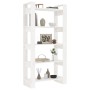 White solid wood shelf/space divider 80x35x160 cm by vidaXL, Bookcases and shelves - Ref: Foro24-813910, Price: 98,48 €, Disc...