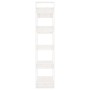 White solid wood shelf/space divider 80x35x160 cm by vidaXL, Bookcases and shelves - Ref: Foro24-813910, Price: 98,48 €, Disc...