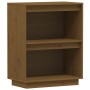 Mesa consola de madera maciza de pino marrón miel 60x34x75 cm de vidaXL, Aparadores - Ref: Foro24-813822, Precio: 43,29 €, De...