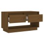 Solid pine wood TV stand in honey brown color, measuring 74x34x40 cm. by vidaXL, TV Furniture - Ref: Foro24-813842, Price: 46...