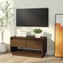 Solid pine wood TV stand in honey brown color, measuring 74x34x40 cm. by vidaXL, TV Furniture - Ref: Foro24-813842, Price: 46...