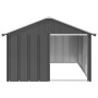 Dog house anthracite gray galvanized steel 116.5x153x81.5 cm by vidaXL, Dog kennels - Ref: Foro24-171541, Price: 133,34 €, Di...