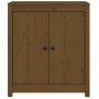 Aparador de madera maciza de pino marrón miel 70x35x80 cm de vidaXL, Aparadores - Ref: Foro24-813722, Precio: 95,81 €, Descue...