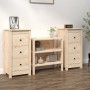 Display cabinets 2 units solid pine wood 40x35x80 cm by vidaXL, Sideboards - Ref: Foro24-813740, Price: 140,74 €, Discount: %