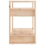 Solid pine wood shelf/space divider 60x35x57 cm by vidaXL, Bookcases and shelves - Ref: Foro24-813874, Price: 30,71 €, Discou...