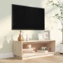 Solid pine wood TV cabinet 90x35x35 cm by vidaXL, TV Furniture - Ref: Foro24-813829, Price: 45,83 €, Discount: %