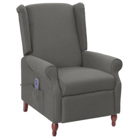 Light Gray Fabric Massage Recliner by vidaXL, Electric massage chairs - Ref: Foro24-342227, Price: 200,99 €, Discount: %