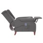 Hellgrauer Massagesessel aus Stoff von vidaXL, Elektrische Massagesessel - Ref: Foro24-342227, Preis: 200,59 €, Rabatt: %