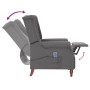 Sillón reclinable de masaje de tela gris claro de vidaXL, Sillones de masaje eléctricos - Ref: Foro24-342227, Precio: 200,59 ...