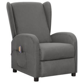 Sillón de masaje tela gris claro de vidaXL, Sillones de masaje eléctricos - Ref: Foro24-342313, Precio: 198,99 €, Descuento: %