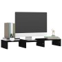 Soporte de monitor madera maciza de pino negro 60x24x10,5 cm de vidaXL, Muebles TV - Ref: Foro24-813938, Precio: 21,25 €, Des...