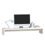 Soporte de monitor madera maciza de pino blanco 100x27x15 cm de vidaXL, Muebles TV - Ref: Foro24-813930, Precio: 34,15 €, Des...