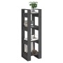 Gray pine wood shelving/space divider 41x35x125 cm by vidaXL, Bookcases and shelves - Ref: Foro24-813866, Price: 45,73 €, Dis...