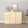 Solid pine wood sideboard 111x34x75 cm by vidaXL, Sideboards - Ref: Foro24-813804, Price: 138,24 €, Discount: %