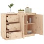 Aparador de madera maciza de pino 111x34x75 cm de vidaXL, Aparadores - Ref: Foro24-813804, Precio: 138,24 €, Descuento: %