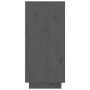 Aparador de madera maciza de pino gris 110x34x75 cm de vidaXL, Aparadores - Ref: Foro24-813816, Precio: 130,99 €, Descuento: %