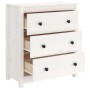 Solid white pine wood sideboard 70x35x80 cm by vidaXL, Sideboards - Ref: Foro24-813735, Price: 115,17 €, Discount: %