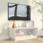 Solid white pine wood TV cabinet 90x35x35 cm by vidaXL, TV Furniture - Ref: Foro24-813830, Price: 42,68 €, Discount: %