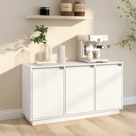 Solid white pine wood sideboard 111x34x60 cm by vidaXL, Sideboards - Ref: Foro24-813810, Price: 129,99 €, Discount: %