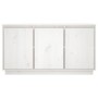 Anrichte aus weißem Kiefer-Massivholz 111x34x60 cm von vidaXL, Sideboards - Ref: Foro24-813810, Preis: 129,99 €, Rabatt: %