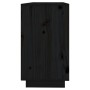 Aparador de madera maciza de pino negro 111x34x60 cm de vidaXL, Aparadores - Ref: Foro24-813813, Precio: 117,20 €, Descuento: %