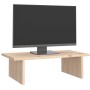 Soporte para monitor madera maciza de pino 50x27x15 cm de vidaXL, Bases y elevadores para ordenadores - Ref: Foro24-813974, P...