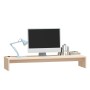 Soporte para monitor madera maciza de pino 100x27x15 cm de vidaXL, Muebles TV - Ref: Foro24-813929, Precio: 31,46 €, Descuent...