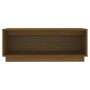 Mueble de TV madera maciza de pino marrón miel 90x35x35 cm de vidaXL, Muebles TV - Ref: Foro24-813832, Precio: 39,95 €, Descu...