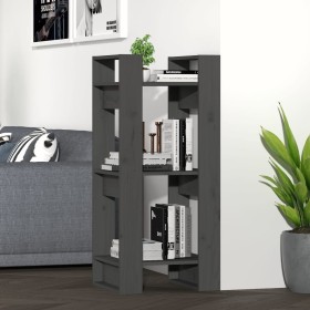 Pine wood gray shelf/space divider 41x35x91 cm by vidaXL, Bookcases and shelves - Ref: Foro24-813861, Price: 37,99 €, Discoun...