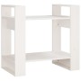 Shelf / room divider made of white pine wood 60x35x57 cm by vidaXL, Bookcases and shelves - Ref: Foro24-813875, Price: 37,46 ...