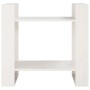 Shelf / room divider made of white pine wood 60x35x57 cm by vidaXL, Bookcases and shelves - Ref: Foro24-813875, Price: 37,46 ...