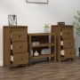 Sideboards 2 units solid pine wood honey brown 40x35x80 cm by vidaXL, Sideboards - Ref: Foro24-813746, Price: 100,30 €, Disco...