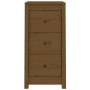 Aparadores 2 uds madera maciza de pino marrón miel 40x35x80 cm de vidaXL, Aparadores - Ref: Foro24-813746, Precio: 100,22 €, ...