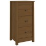 Aparadores 2 uds madera maciza de pino marrón miel 40x35x80 cm de vidaXL, Aparadores - Ref: Foro24-813746, Precio: 100,22 €, ...