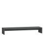 Monitor stand solid gray pine wood 100x27x15 cm by vidaXL, TV Furniture - Ref: Foro24-813931, Price: 33,99 €, Discount: %