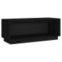 Mueble de TV de madera maciza de pino negro 90x35x35 cm de vidaXL, Muebles TV - Ref: Foro24-813833, Precio: 49,03 €, Descuent...